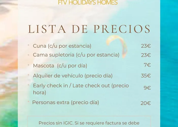 Ftv Holidays Homes Corralejo